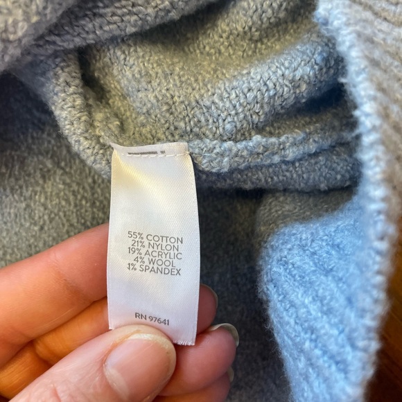 Pure Jill light blue sweater with pocket medium - Picture 3 of 8